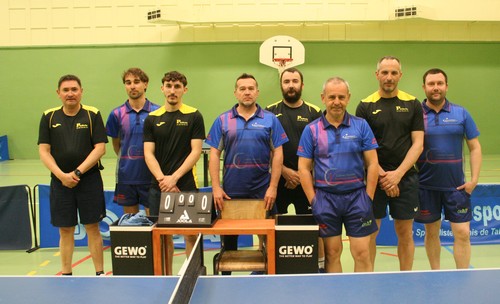 Les equipes de Chagny TT1 et VILLENEUVE LA GUYARD 1