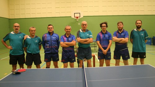 Les equipes de CHAGNY TT 2 et MJC IMPHY 1