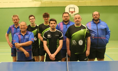 Les equipes de CHAGNY TT 3 et ASL CHATENOY 1