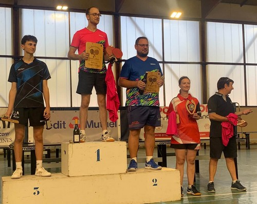 Yvan LECOMTE sur le podium